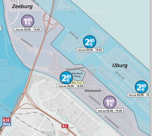 parkeerzone amsterdam oost