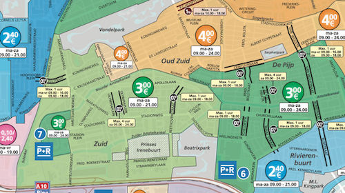 parkeerzone amsterdam zuid