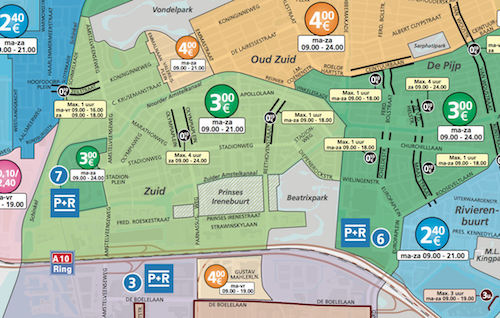 parkeerzone amsterdam zuid2