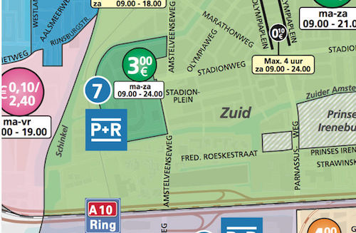 parkeerzone amsterdam zuid