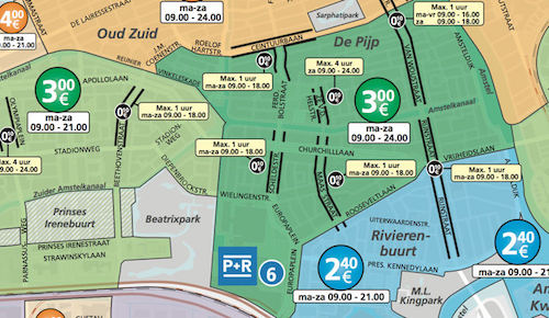 parkeerzone amsterdam zuid