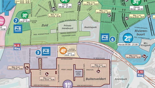 parkeerzone amsterdam zuid