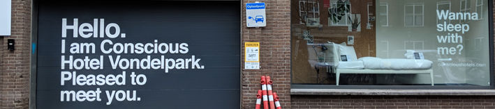 Parkeergarage hotel conscious vondelpark Amsterdam