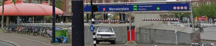 Parkeergarage mercatorplein Amsterdam