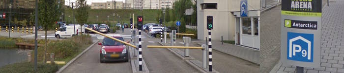 Parkeergarage p9 Antarctica arena amsterdam